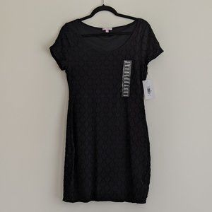 Isaac Mizrahi Eyelet Lace T Shirt Dress